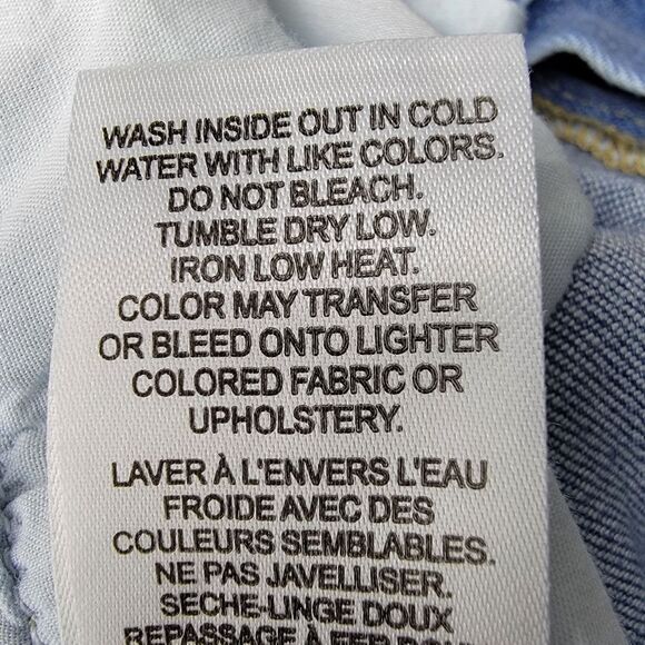 ⬇️ FRAME Denim Le Crop Mini Boot High Waist Frayed Hem Sustainable Jeans Size 32 - Picture 13 of 13